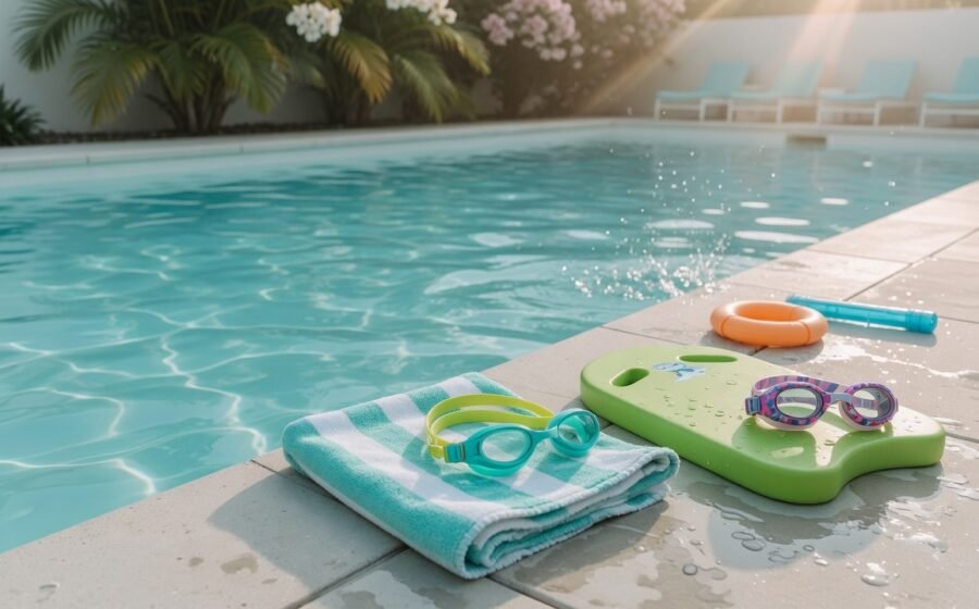 is chlorine bad for kids skin and hair
